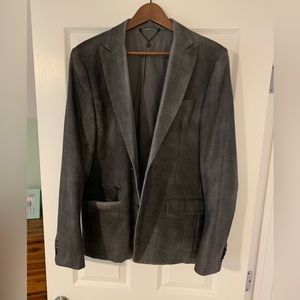 Diesel Men's Gray Sport Coat Blazer